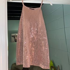 Blush Sparkly Tank Top